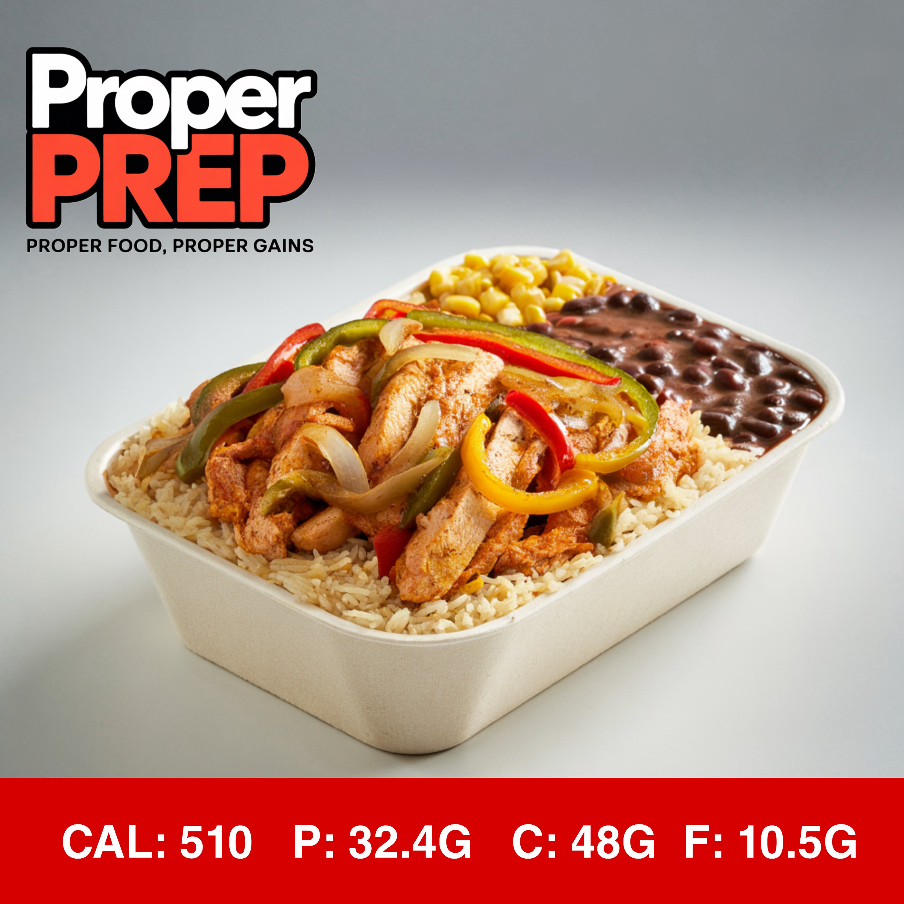 Chicken fajita bowl Lean